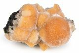 Vibrant Peach Thomsonite on Heulandite - India #382287-1